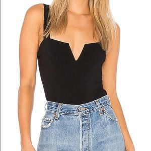Free People Pippa V-Wire Bodysuit